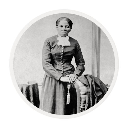 Harriet Tubman Conductor Underground Railroad Edible Frosting Rounds