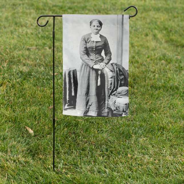 Harriet Tubman Conductor Underground Railroad Garden Flag (In SItu)