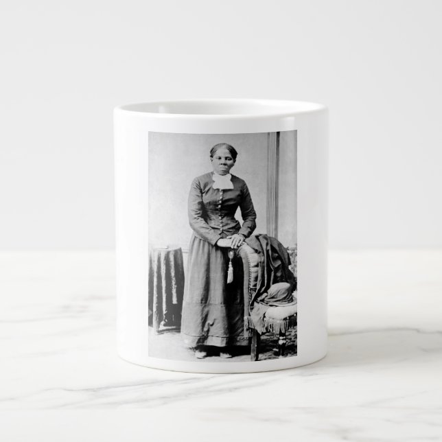 Harriet Tubman Conductor Underground Railroad Giant Coffee Mug (Front)