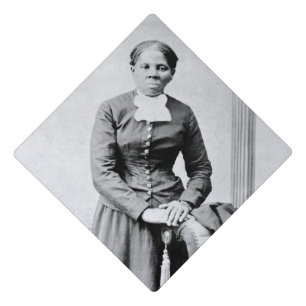 Harriet Tubman Conductor Underground Railroad Graduation Cap Topper