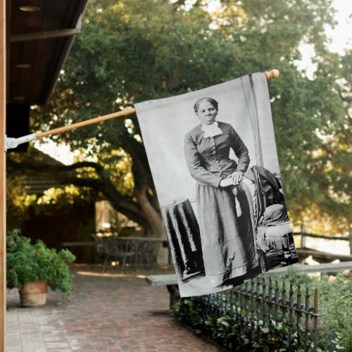 Harriet Tubman Conductor Underground Railroad House Flag