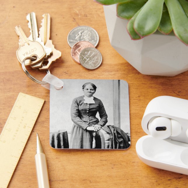 Harriet Tubman Conductor Underground Railroad Keychain (Desk)