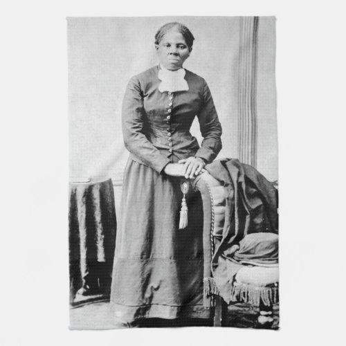 Harriet Tubman Conductor Underground Railroad Kitchen Towel