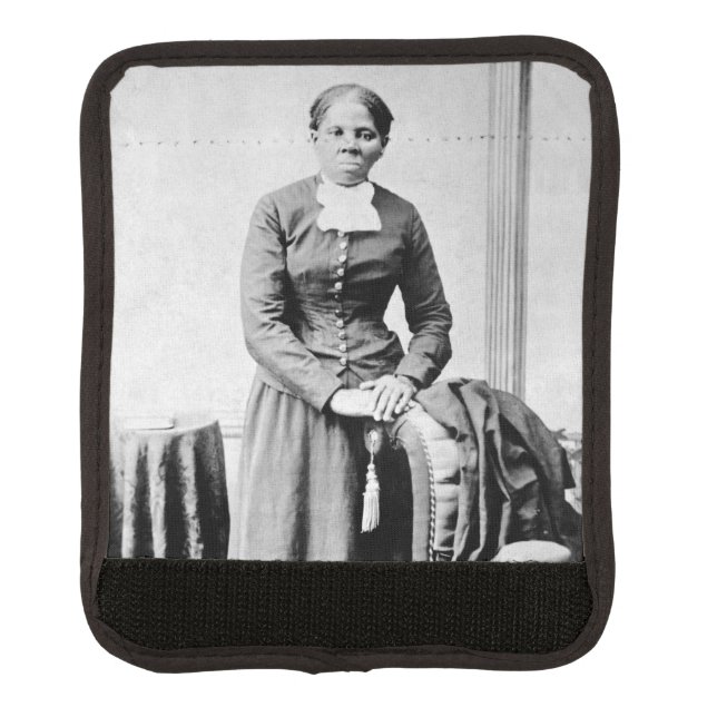 Harriet Tubman Conductor Underground Railroad Luggage Handle Wrap (Front)