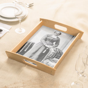 Harriet Tubman Conductor Underground Railroad Serving Tray