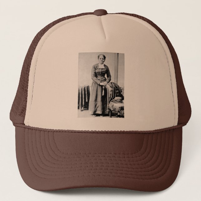 Harriet Tubman Conductor Underground Railroad Trucker Hat (Front)