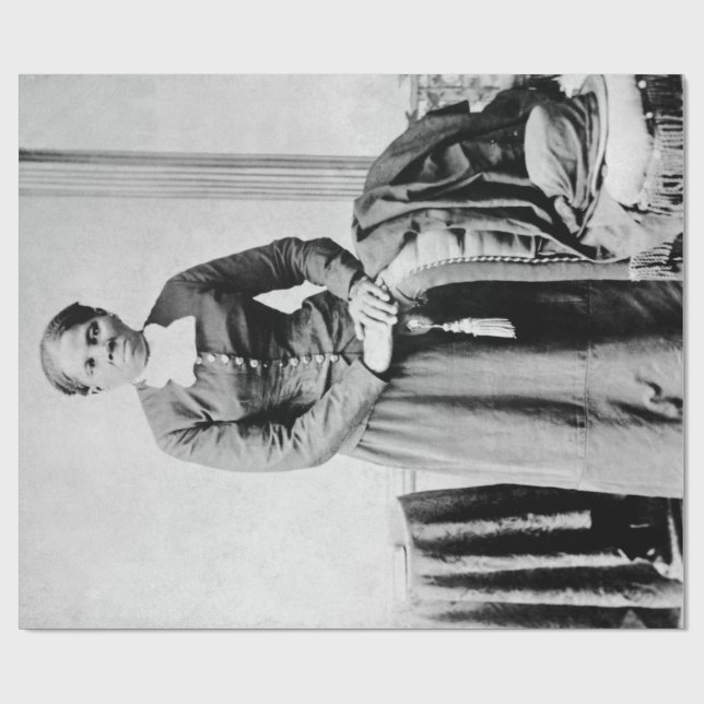 Harriet Tubman Conductor Underground Railroad Wrapping Paper (Flat)