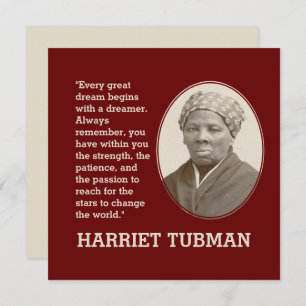 HARRIET TUBMAN Every Great Dream Motivational