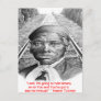 Harriet Tubman & "Hold Steady Lord" Quote Postcard