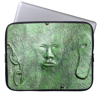 Harriet Tubman in Bronze Laptop Computer Sleeve