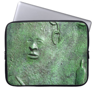 Harriet Tubman in Bronze Laptop Computer Sleeve