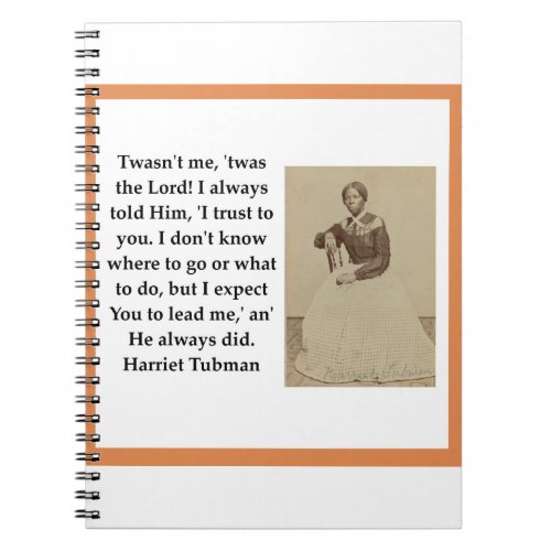 Harriet Tubman Notebook