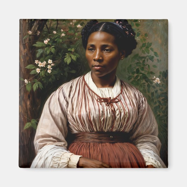 Harriet Tubman Original Painting Magnet (Front)