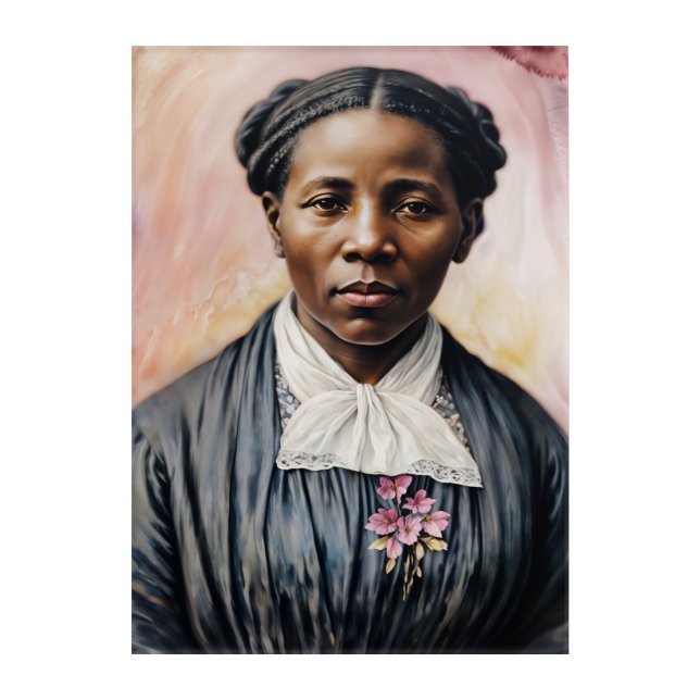 Harriet Tubman Original Portrait Acrylic Print (Front)