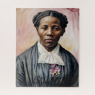 Harriet Tubman Original Portrait Art Jigsaw Puzzle
