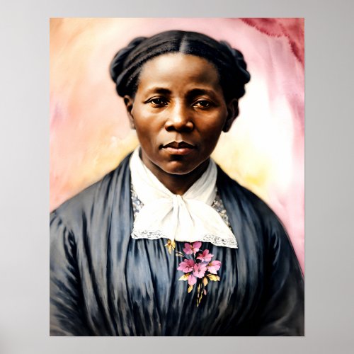 Harriet Tubman Original Portrait Art Poster