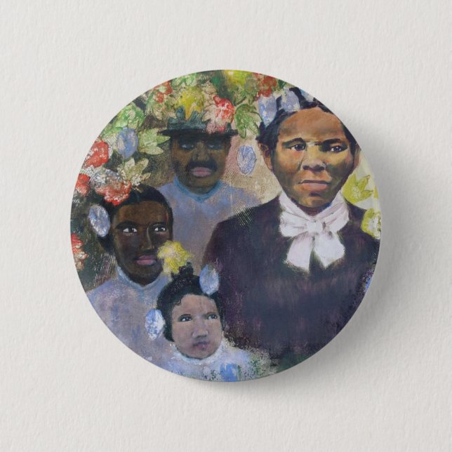 Harriet Tubman Pinback Button (Front)