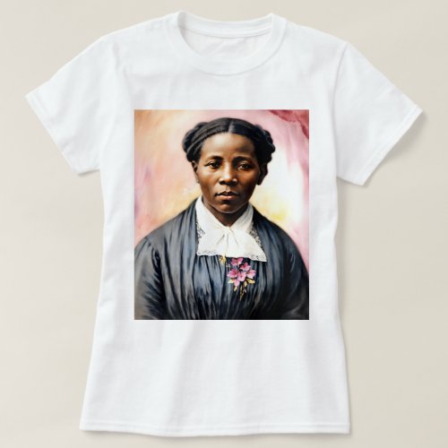 Harriet Tubman Portrait Art T_Shirt