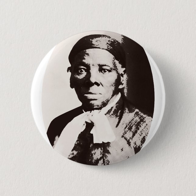 Harriet Tubman portrait Button (Front)