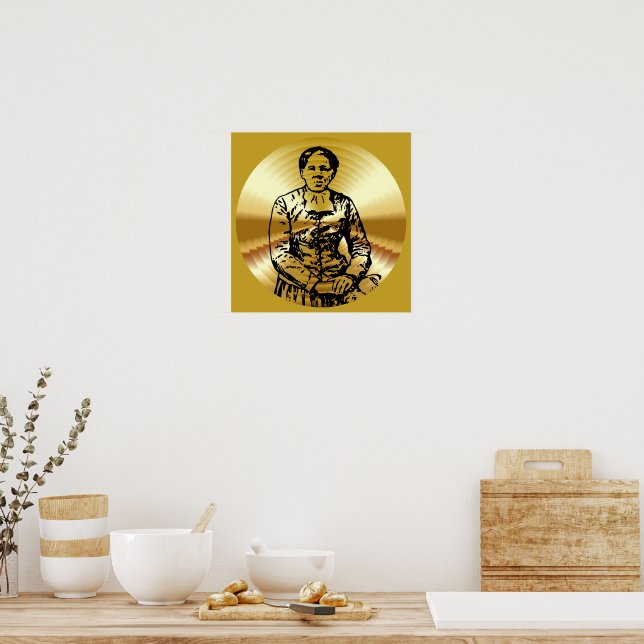 Harriet Tubman portrait Poster (Kitchen)