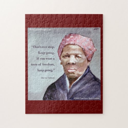 Harriet Tubman  Quote Jigsaw Puzzle