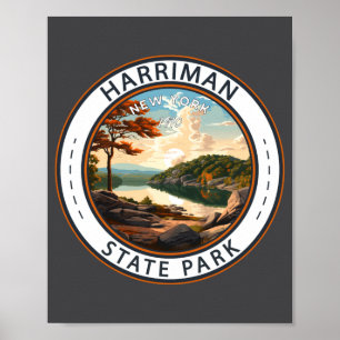 Harriman State Park New York Badge _1  Poster