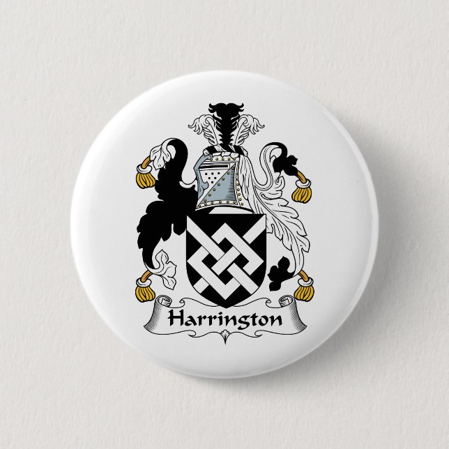 Harrington Family Crest Button (Front)