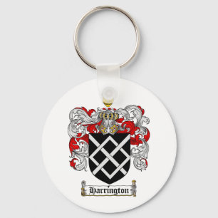 HARRINGTON FAMILY CREST - HARRINGTON COAT OF ARMS KEYCHAIN