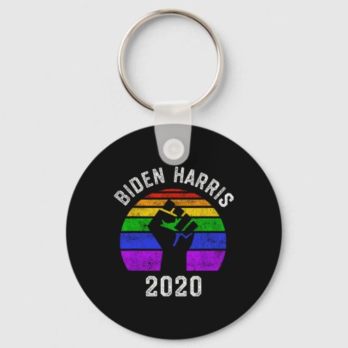 Harris 2020 Black Lives Problem Lgbt Gay Pride  Keychain