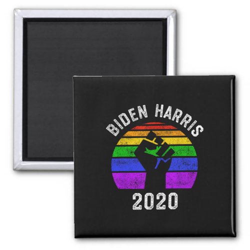 Harris 2020 Black Lives Problem Lgbt Gay Pride  Magnet