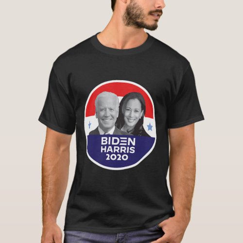 Harris 2020 Campaign Button Democrat Voter Electio T_Shirt