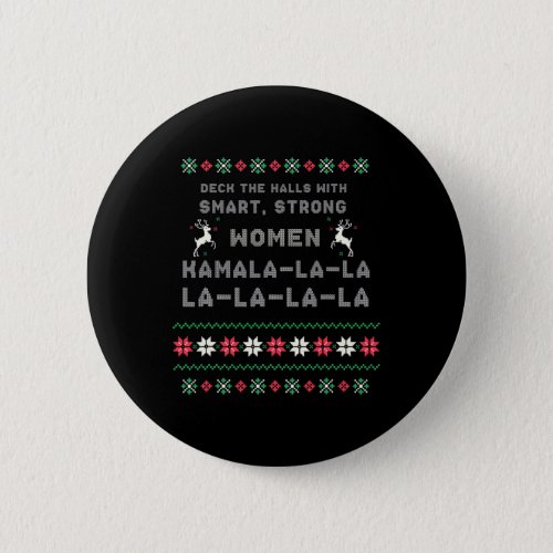 Harris 2020 Democratic Party Christmas  Button