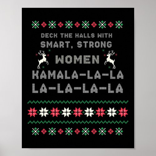 Harris 2020 Democratic Party Christmas  Poster