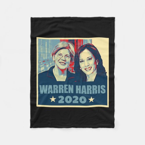 Harris 2020 Election Poster Vote  Fleece Blanket