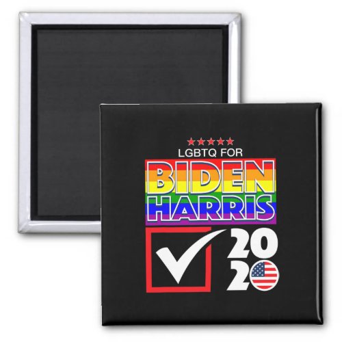 Harris 2020 Lgbt Gay Pride Usa Election Democrat P Magnet