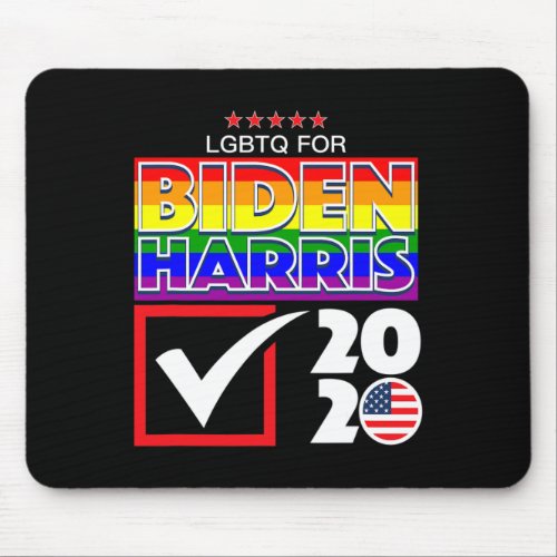 Harris 2020 Lgbt Gay Pride Usa Election Democrat P Mouse Pad