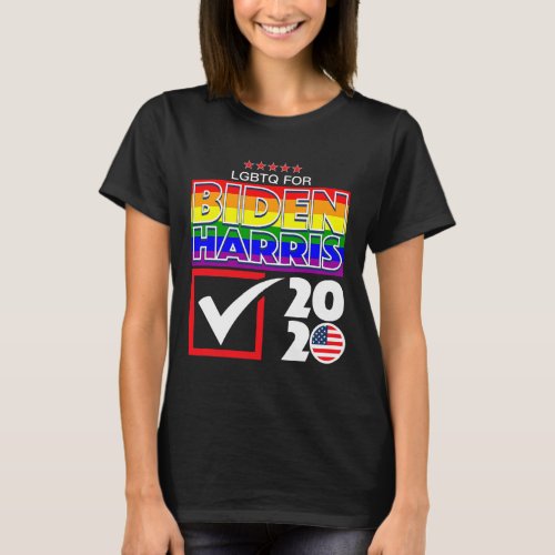 Harris 2020 Lgbt Gay Pride Usa Election Democrat P T_Shirt