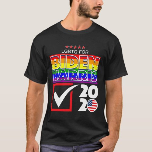 Harris 2020 Lgbt Gay Pride Usa Election Democrat P T_Shirt