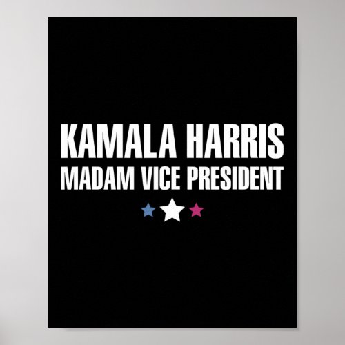 Harris 2020 Madam Vice President  Poster