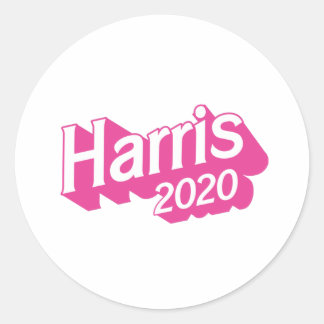 Harris 2020 Pink Pride Classic Round Sticker
