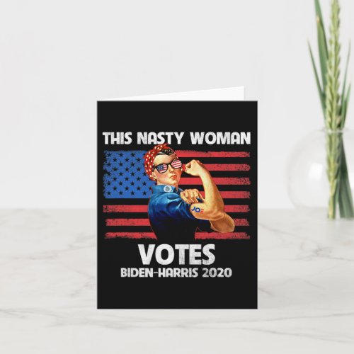 Harris 2020 This Nasty Woman Votes 2  Card