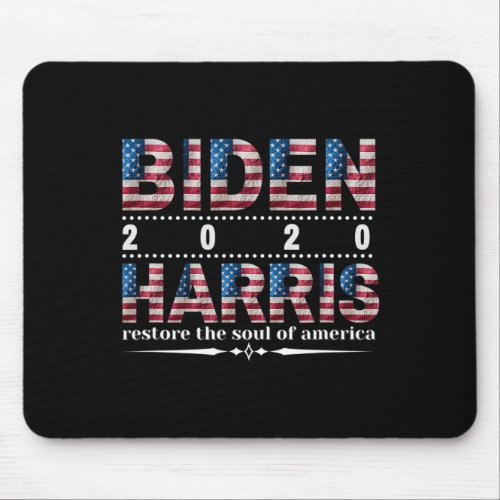 Harris 2020 Usa Flag_ Restore The Soul Of America  Mouse Pad