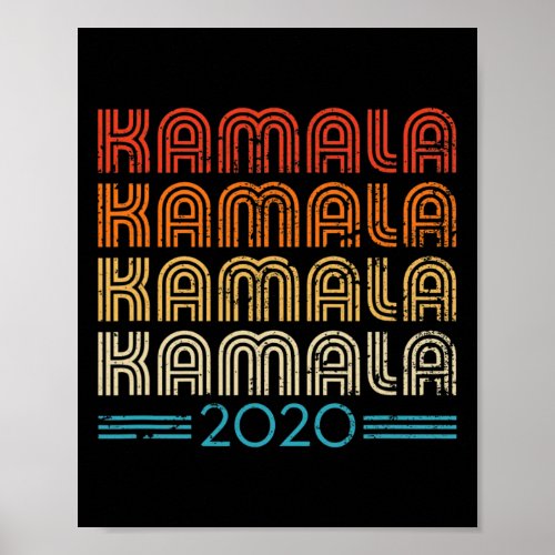 Harris 2020 Vintage Style  Poster