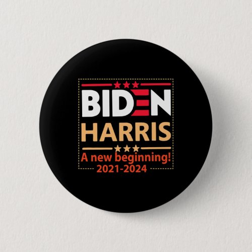 Harris 2021_2024 A New Beginning  Button