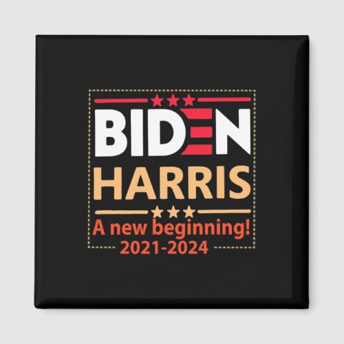 Harris 2021_2024 A New Beginning  Magnet