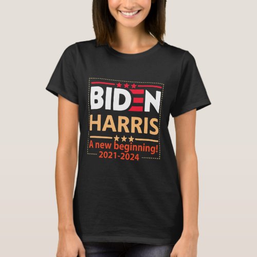 Harris 2021_2024 A New Beginning  T_Shirt