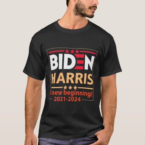 Harris 2021_2024 A New Beginning  T_Shirt