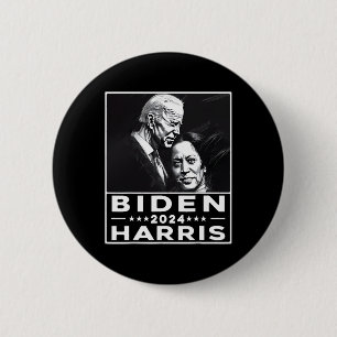 Harris 2024 47th President Election Joe Biden Kama Button