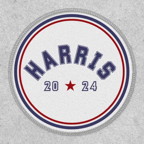 Harris 2024 Athletic Word Art Iron On Patch