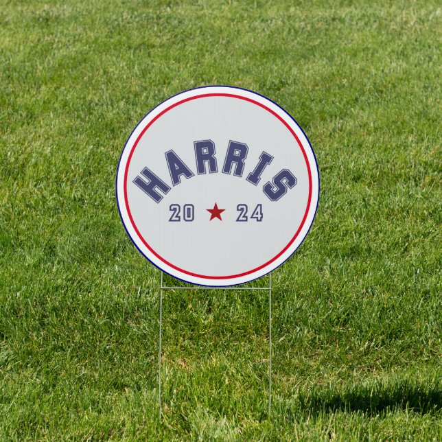 Harris 2024 Athletic Word Art Sign (Insitu)